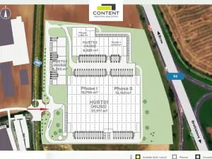 Pronájem výrobních prostor, Hustopeče, Brněnská, 15754 m2