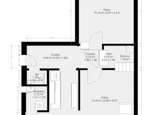 Pronájem bytu 2+1, Brno, Kubíčkova, 55 m2