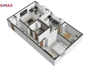 Prodej bytu 3+1, Kuřim, Na Loučkách, 68 m2