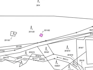 Dražba chaty, Jivno, 9 m2