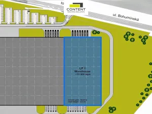 Pronájem výrobních prostor, Ostrava - Hrušov, Žižkova, 13500 m2