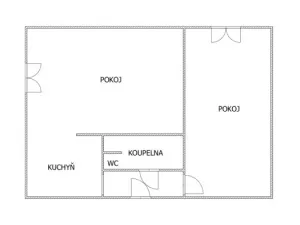 Pronájem bytu 2+kk, Žamberk, Školská, 35 m2