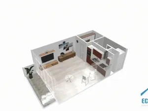 Prodej bytu 1+kk, Praha - Stodůlky, Sluneční náměstí, 30 m2