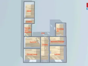 Prodej rodinného domu, Velký Osek, Politických vězňů, 85 m2