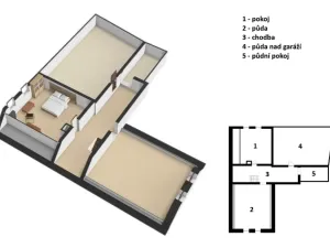 Prodej chalupy, Dolní Kalná - Slemeno, 245 m2
