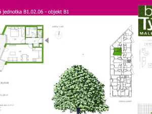Prodej bytu 2+kk, Praha - Malešice, Počernická, 52 m2
