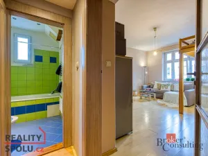 Pronájem bytu 1+kk, Praha - Vysočany, Novovysočanská, 31 m2