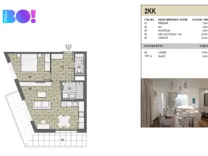 Pronájem bytu 2+kk, Ostrava, F. X. Riepla, 72 m2