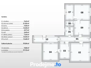 Prodej rodinného domu, Hevlín, 99 m2