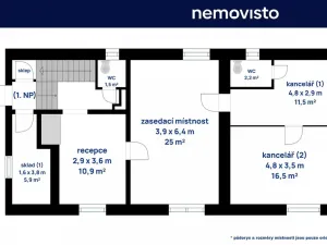 Prodej kanceláře, Ostrava, Sokola Tůmy, 197 m2