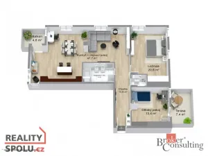 Prodej bytu 3+kk, Karlovy Vary, Libušina, 103 m2