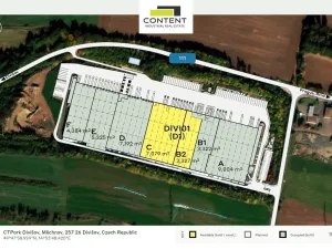 Pronájem výrobních prostor, Divišov - Měchnov, 3327 m2