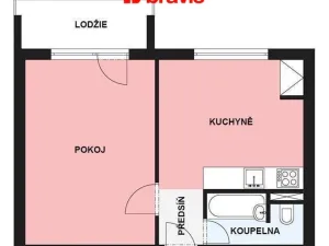 Pronájem bytu 1+1, Brno, Božetěchova, 32 m2