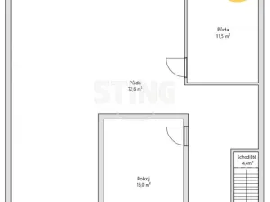 Prodej rodinného domu, Hořice, Palackého náměstí, 207 m2