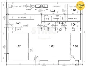 Pronájem obchodního prostoru, Kralupy nad Vltavou, Dvořákovo nám., 50 m2