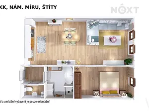 Prodej rodinného domu, Štíty, nám. Míru, 267 m2