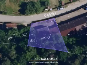 Prodej pozemku pro bydlení, Kuřim, U rybníka, 409 m2