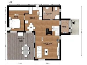 Prodej rodinného domu, Divišov, V Dolích, 129 m2