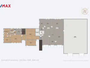 Prodej komerčního pozemku, Okříšky, Za tratí, 34555 m2
