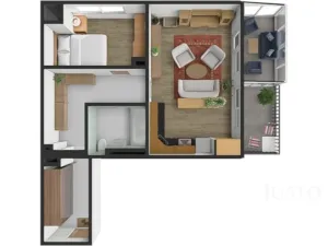 Prodej bytu 2+kk, Písek, Zátavské nábř., 46 m2