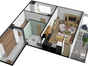 Prodej bytu 2+kk, Písek, Zátavské nábř., 46 m2