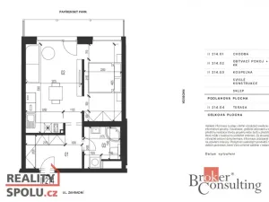 Pronájem bytu 1+kk, Plzeň - Východní Předměstí, Zahradní, 45 m2