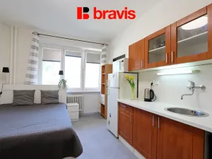 Pronájem bytu 1+kk, Brno, Leitnerova, 22 m2