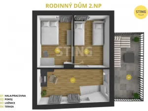 Prodej rodinného domu, Ostředek - Třemošnice, 119 m2
