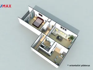 Pronájem bytu 2+1, Olomouc - Nová Ulice, Vojanova, 57 m2