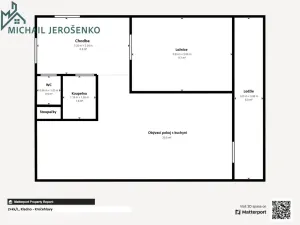 Pronájem bytu 2+kk, Kladno - Kročehlavy, Na růžovém poli, 40 m2
