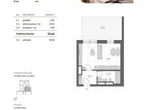 Prodej bytu 1+kk, Brno - Horní Heršpice, Záhumenice, 33 m2