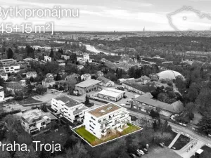 Pronájem bytu 2+kk, Praha - Troja, Pod Hrachovkou, 49 m2