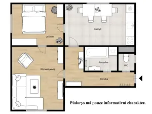Prodej bytu 2+1, Frenštát pod Radhoštěm, Školská čtvrť, 58 m2
