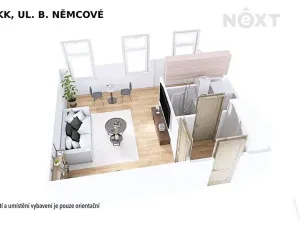 Pronájem bytu 1+kk, Šumperk, B. Němcové, 32 m2