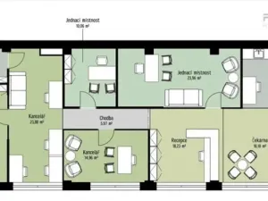 Pronájem kanceláře, Praha - Karlín, Sokolovská, 194 m2