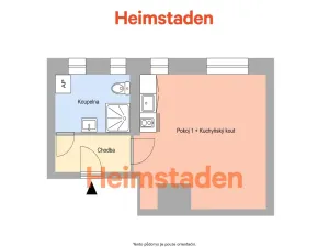 Pronájem bytu 1+kk, Havířov - Prostřední Suchá, Kapitána Jasioka, 28 m2