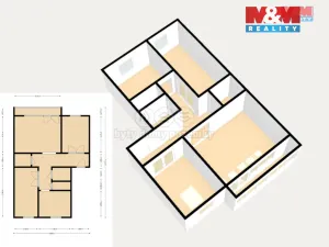 Prodej bytu 3+1, Orlová - Lutyně, Okružní, 80 m2