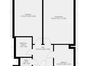 Pronájem bytu 3+kk, Praha, Mlázovická, 75 m2