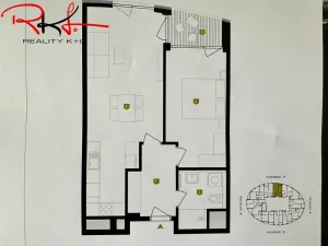 Pronájem bytu 2+kk, Praha, Hodonínská, 55 m2