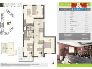 Prodej bytu 4+kk, Ostrava, Na Prádle, 105 m2