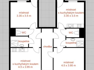 Pronájem obchodního prostoru, Ostrava - Mariánské Hory, Hudební, 45 m2
