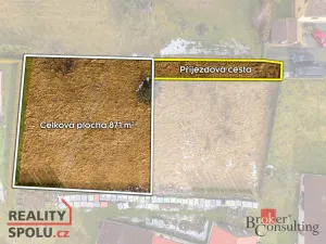 Prodej pozemku pro bydlení, Moravec, 939 m2