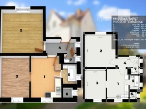 Prodej bytu 2+1, Praha - Strašnice, Vykáňská, 58 m2