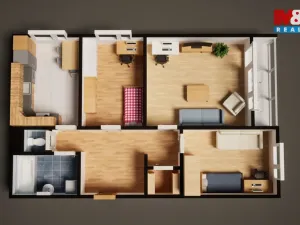 Pronájem bytu 3+1, Liberec - Liberec VI-Rochlice, Dobiášova, 82 m2