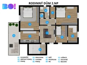 Prodej rodinného domu, Fulnek - Děrné, 265 m2