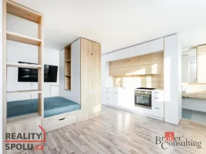 Pronájem bytu 1+kk, Praha - Záběhlice, Topolová, 31 m2
