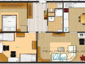 Prodej bytu 3+1, Brno - Kohoutovice, Voříškova, 73 m2