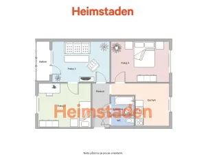 Pronájem bytu 3+1, Ostrava - Zábřeh, Průkopnická, 72 m2