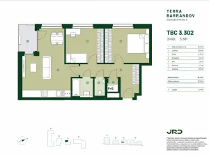 Prodej bytu 3+kk, Praha - Hlubočepy, Silurská, 72 m2
