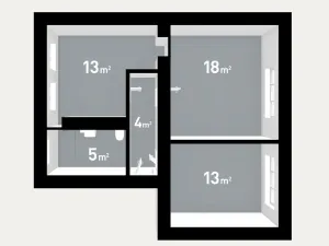 Prodej bytu 3+kk, Dolany, 53 m2